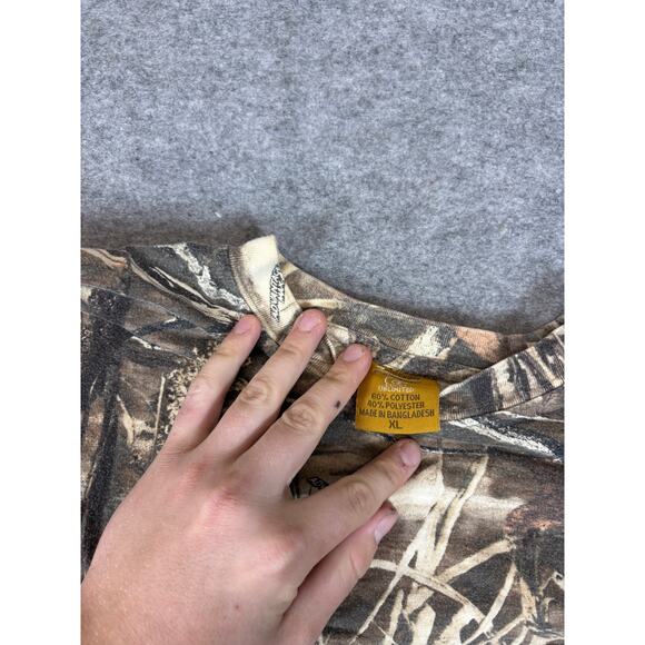 Ducks Unlimited Advantage Max4 HD ReelTree Camo Long Sleeve Shirt Men XL Hunting - Picture 4 of 6